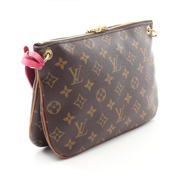 LOUIS VUITTON Brown Monogram Leather Shoulder Bag - Picture 2 of 11